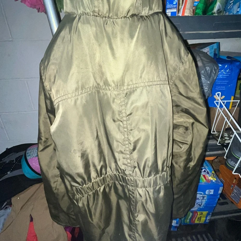 Girls' SO Brand Olive Green Hooded Anorak Jacket S-10-12Large Youth’s NeverWorn
